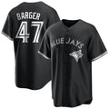 CAdoa T.Blue Jays #47 Addison Barger Player Black City Connect Limited Stitched Jerseys