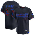 CAdoa T.Blue Jays #47 Addison Barger Player Black&Blue City Connect Limited Stitched Jerseys