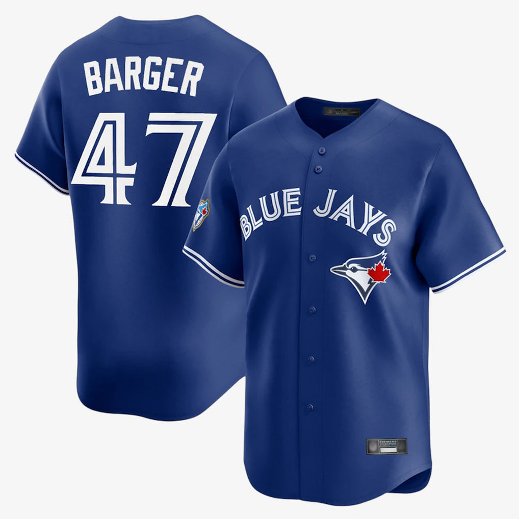 CAdoa T.Blue Jays #47 Addison Barger Player Royal Home Limited Stitched Jerseys