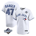 CAdoa T.Blue Jays #47 Addison Barger Player White 2025 World Series Limited Stitched Jerseys