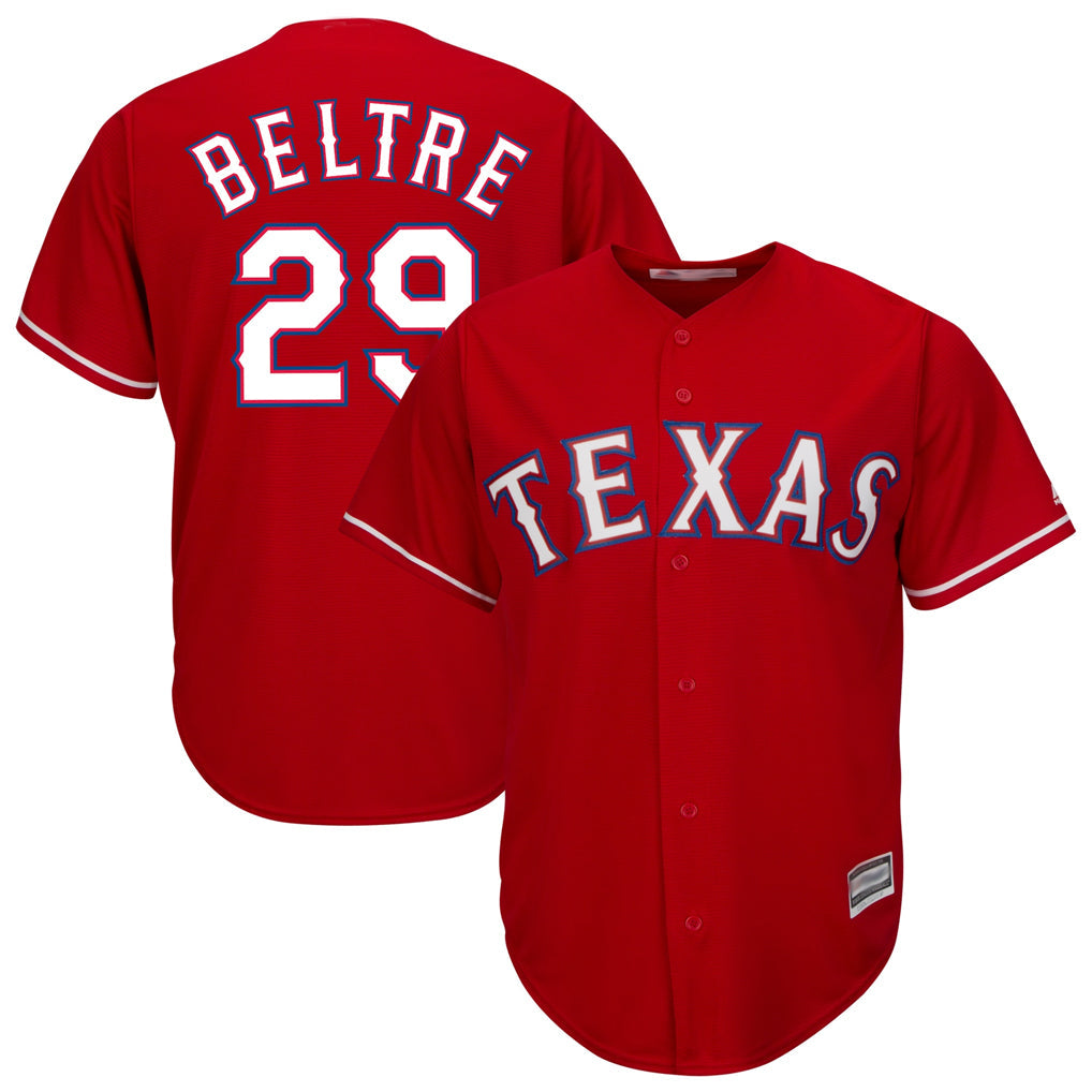 CAdoa T.Rangers #29 Adrian Beltre Player Red Majestic Alternate Cool Stitched Jerseys