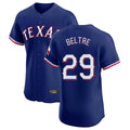 CAdoa T.Rangers #29 Adrian Beltre Player Royal Home Limited Elite Stitched Jerseys