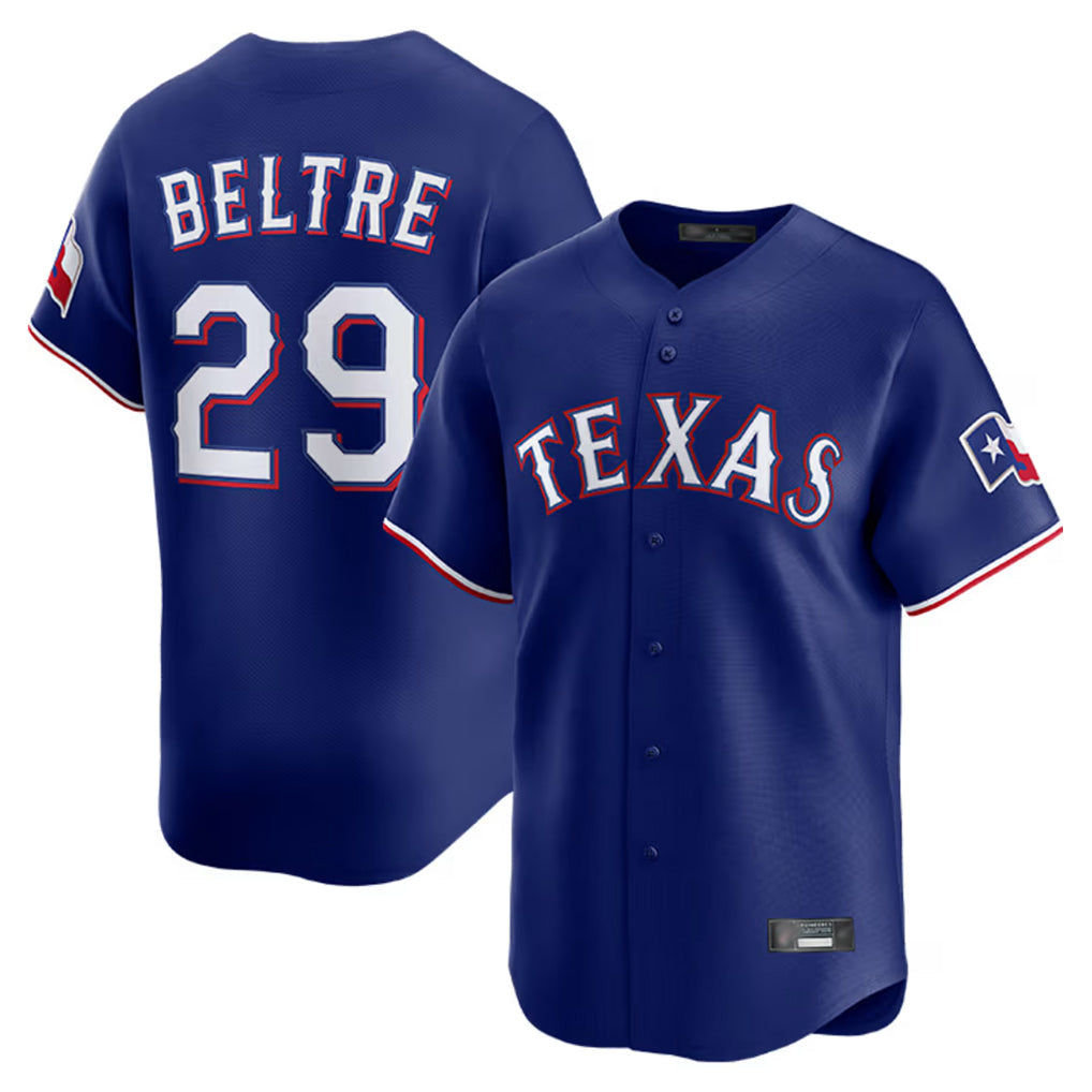 CAdoa T.Rangers #29 Adrian Beltre Player Royal Home Limited Stitched Jerseys