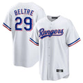 CAdoa T.Rangers #29 Adrian Beltre Player White Home Game Stitched Jerseys