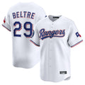 CAdoa T.Rangers #29 Adrian Beltre Player White Home Limited Stitched Jerseys