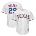 CAdoa T.Rangers #29 Adrian Beltre Player White Majestic Home Cool Stitched Jerseys