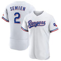 CAdoa T.Rangers #2 Marcus Semien Player Gold Collection Limited White Elite Stitched Jerseys