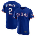 CAdoa T.Rangers #2 Marcus Semien Player Royal Elite Home Limited Stitched Jerseys