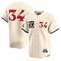 CAdoa T.Rangers #34 Nolan Ryan Player Cream City Connect Limited Cream Stitched Jerseys