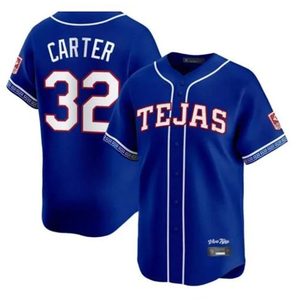 CAdoa T.Rangers #32 Evan Carter Player Royal 2026 City Connect Premier Stitched Jerseys
