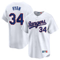 CAdoa T.Rangers #34 Nolan Ryan Player White Home Limited Stitched Jerseys
