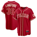 CAdoa T.Rangers #36 Wyatt Langford Player Red 2026 City Connect Limited Stitched Jerseys