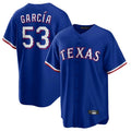 CAdoa T.Rangers #53 Adolis Garcia Player Royal Home Limited Game Stitched Jerseys