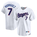 CAdoa T.Rangers #7 Ivan Rodriguez Player White Home Limited Stitched Jerseys