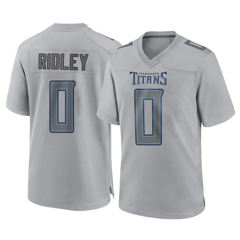 CAdoa T.Titans #0 Calvin Ridley Player Gray Atmosphere Fashion Home Game Stitched Jerseys