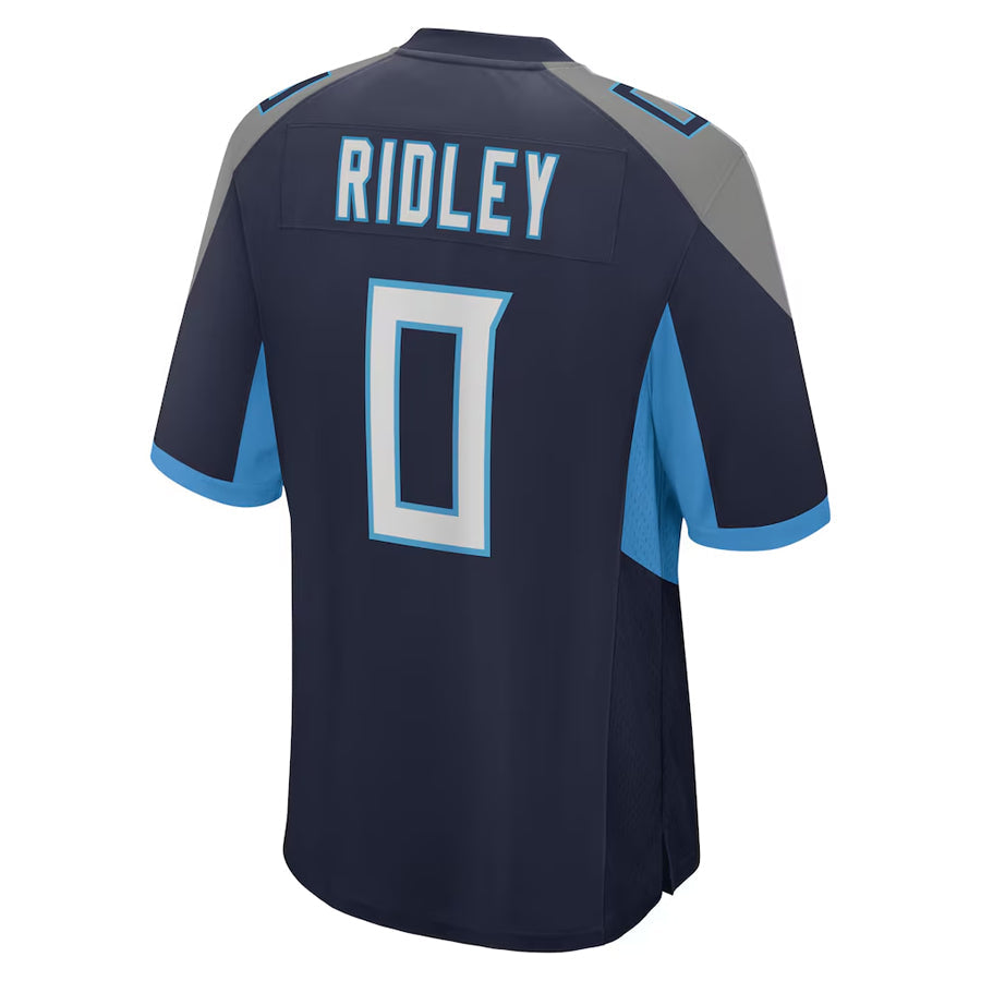 CAdoa T.Titans #0 Calvin Ridley Player Navy Home Game Stitched Jerseys