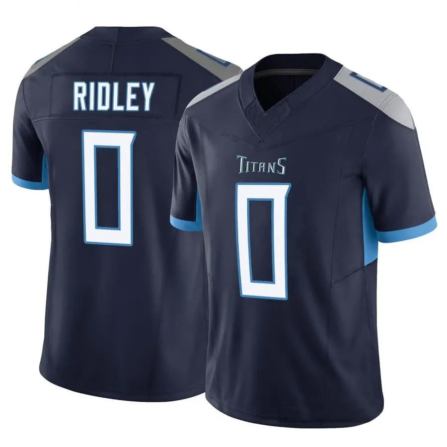 CAdoa T.Titans #0 Calvin Ridley Player Navy Vapor F.U.S.E. Limited Stitched Jerseys