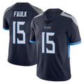 CAdoa T.Titans #15 Keldric Faulk Player Navy Limited Vapor Untouchable Home Game Stitched Jerseys