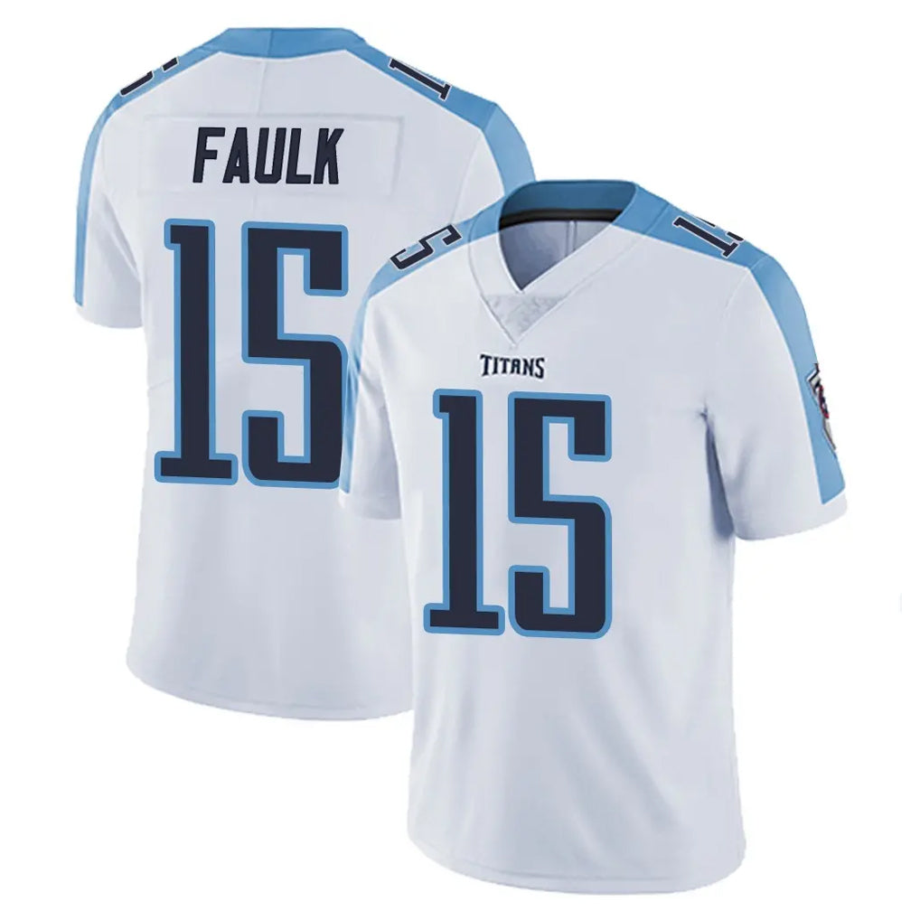 CAdoa T.Titans #15 Keldric Faulk Player White Limited Vapor Untouchable Home Game Stitched Jerseys