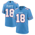 CAdoa T.Titans #18 Cor'Dale Flott Player Light Blue 2026 Game Home Stitched Jerseys