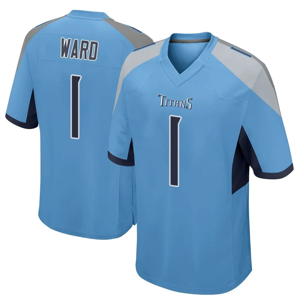 CAdoa T.Titans #1 Cameron Ward  Player Light Blue Home Game Stitched Jerseys