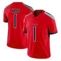 CAdoa T.Titans #1 Cameron Ward Player Red Vapor F.U.S.E. Limited Stitched Jerseys