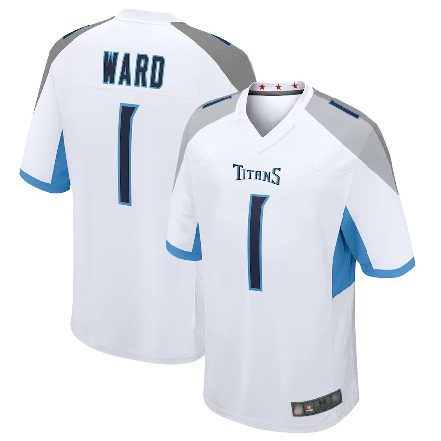 CAdoa T.Titans #1 Cameron Ward Player White Game Stitched Jerseys