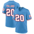 CAdoa T.Titans #20 Tony Pollard Player Light Blue Throwback Alternate Game Stitched Jerseys