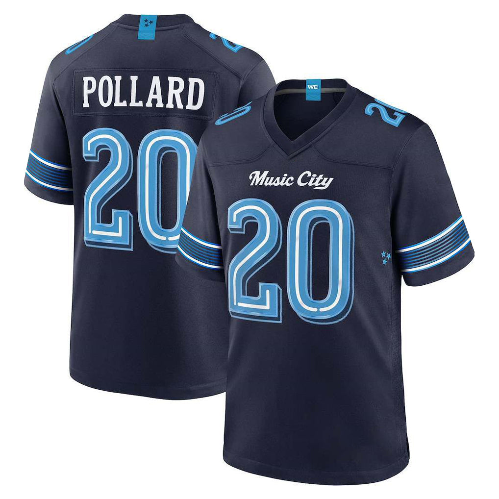 CAdoa T.Titans #20 Tony Pollard Player Navy 2026 Rivalries Collection Home Game Stitched Jerseys