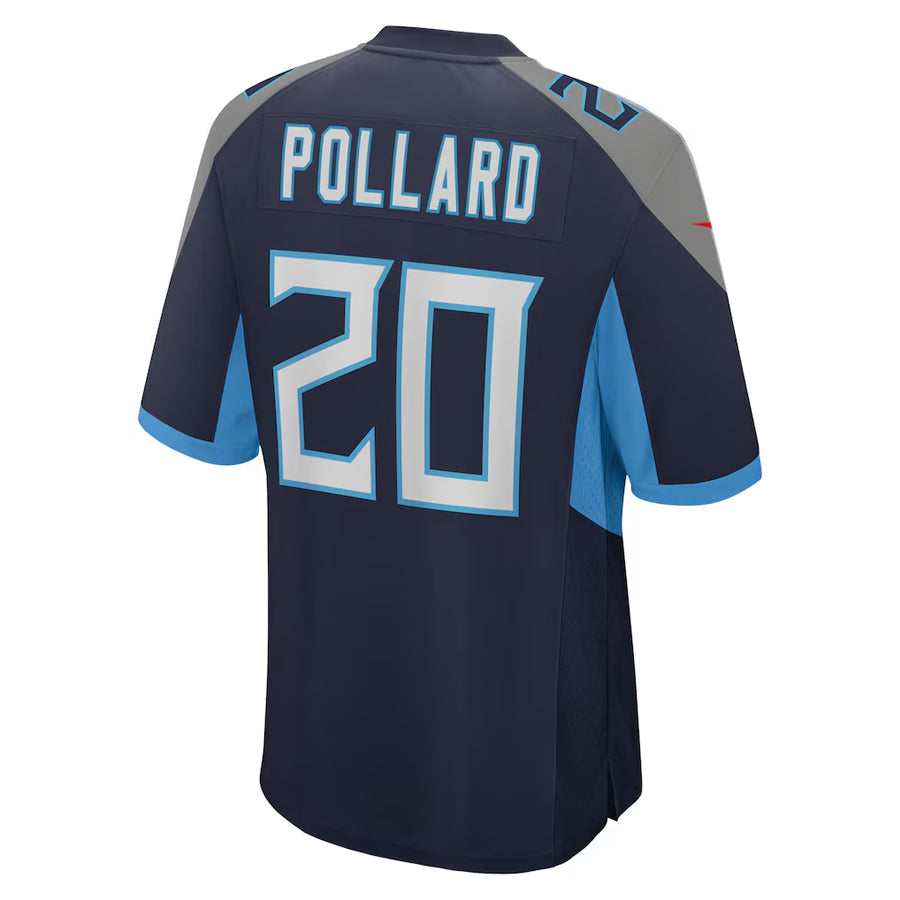 CAdoa T.Titans #20 Tony Pollard Player Navy Home Game Stitched Jerseys