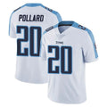 CAdoa T.Titans #20 Tony Pollard Player White Limited Vapor Untouchable Home Game Stitched Jerseys