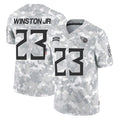 CAdoa T.Titans #23 Kevin Winston Jr. Player Arctic Camo Limited Salute to Service Home Game Stitched Jerseys