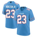 CAdoa T.Titans #23 Kevin Winston Jr. Player Light Blue 2026 Game Home Stitched Jerseys