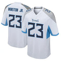 CAdoa T.Titans #23 Kevin Winston Jr. Player White Home Game Stitched Jerseys