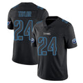 CAdoa T.Titans #24 Alontae Taylor Player Black Impact Limited Home Game Stitched Jerseys