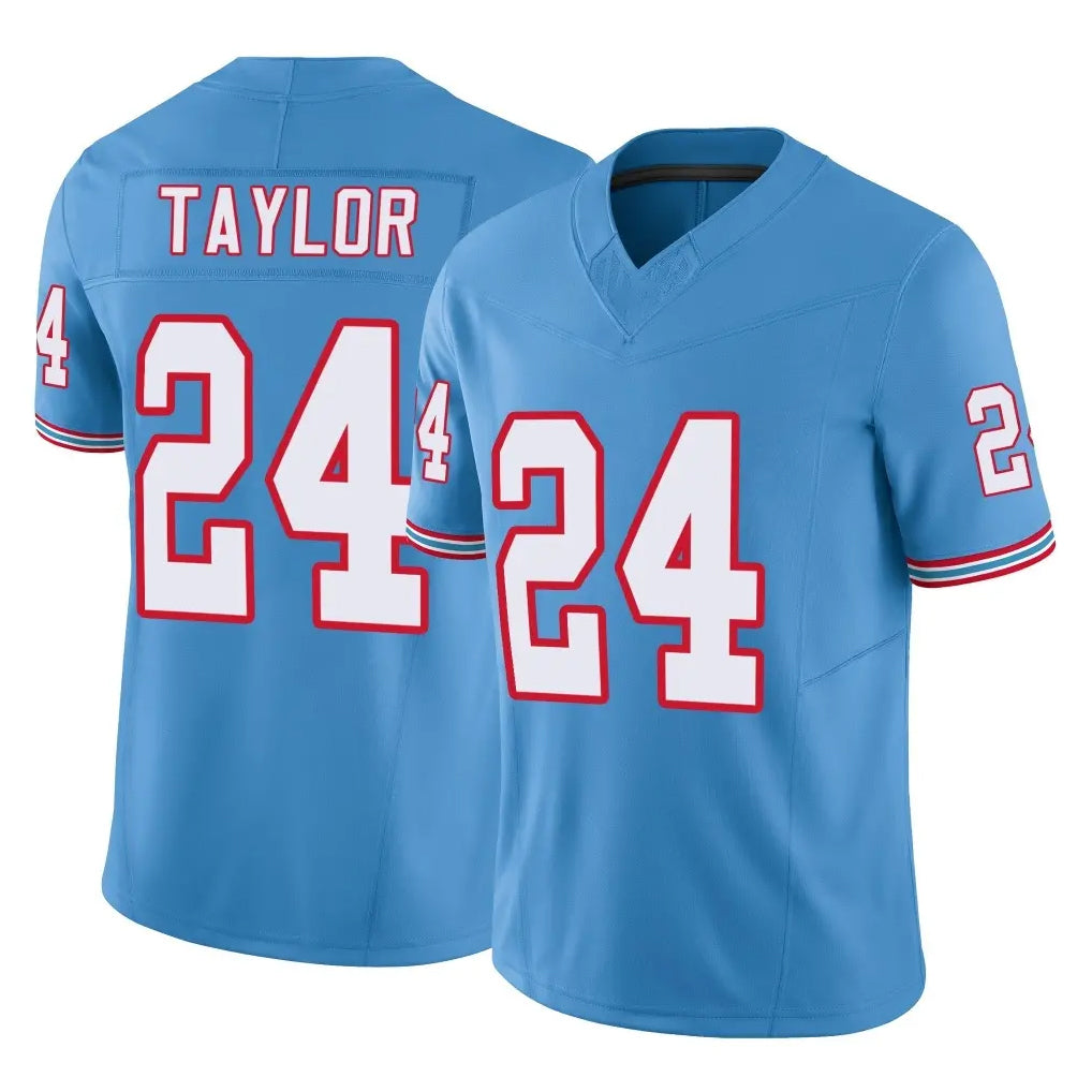 CAdoa T.Titans #24 Alontae Taylor Player Light Blue Limited Vapor F.U.S.E. Home Game Stitched Jerseys