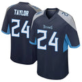 CAdoa T.Titans #24 Alontae Taylor Player Navy Home Game Stitched Jerseys