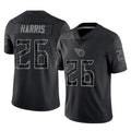 CAdoa T.Titans #26 Marcus Harris Player Black Limited Reflective Home Game Stitched Jerseys