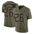 CAdoa T.Titans #26 Marcus Harris Player Olive Limited 2025 Salute to Service Home Game Stitched Jerseys