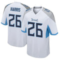 CAdoa T.Titans #26 Marcus Harris Player White Home Game Stitched Jerseys