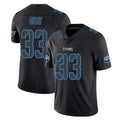 CAdoa T.Titans #33 Cedric Gray Player Black Impact Limited Home Game Stitched Jerseys
