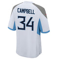 CAdoa T.Titans #34 Earl Campbell Player White Home Game Football Jerseys