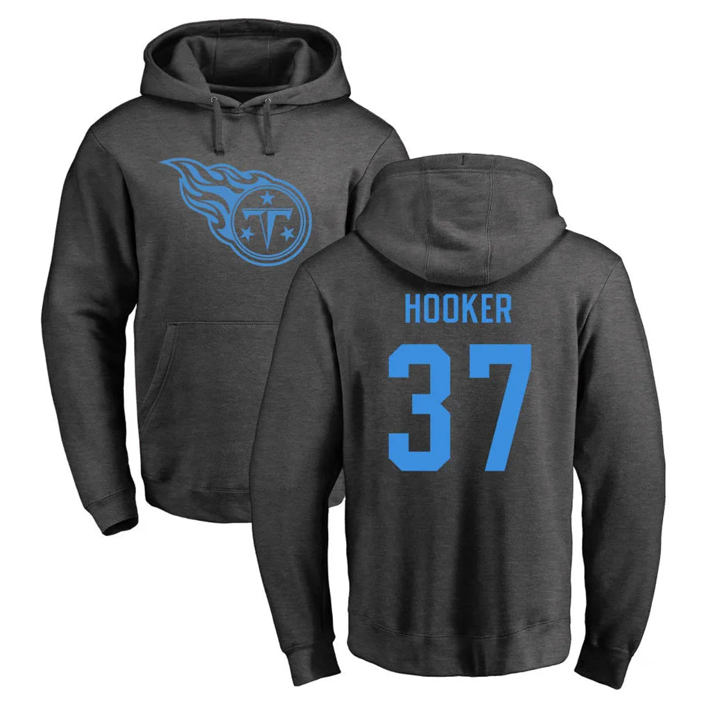 CAdoa T.Titans #37 Amani Hooker Player Ash One Color Pullover Hoodies Home Game Stitched Jerseys