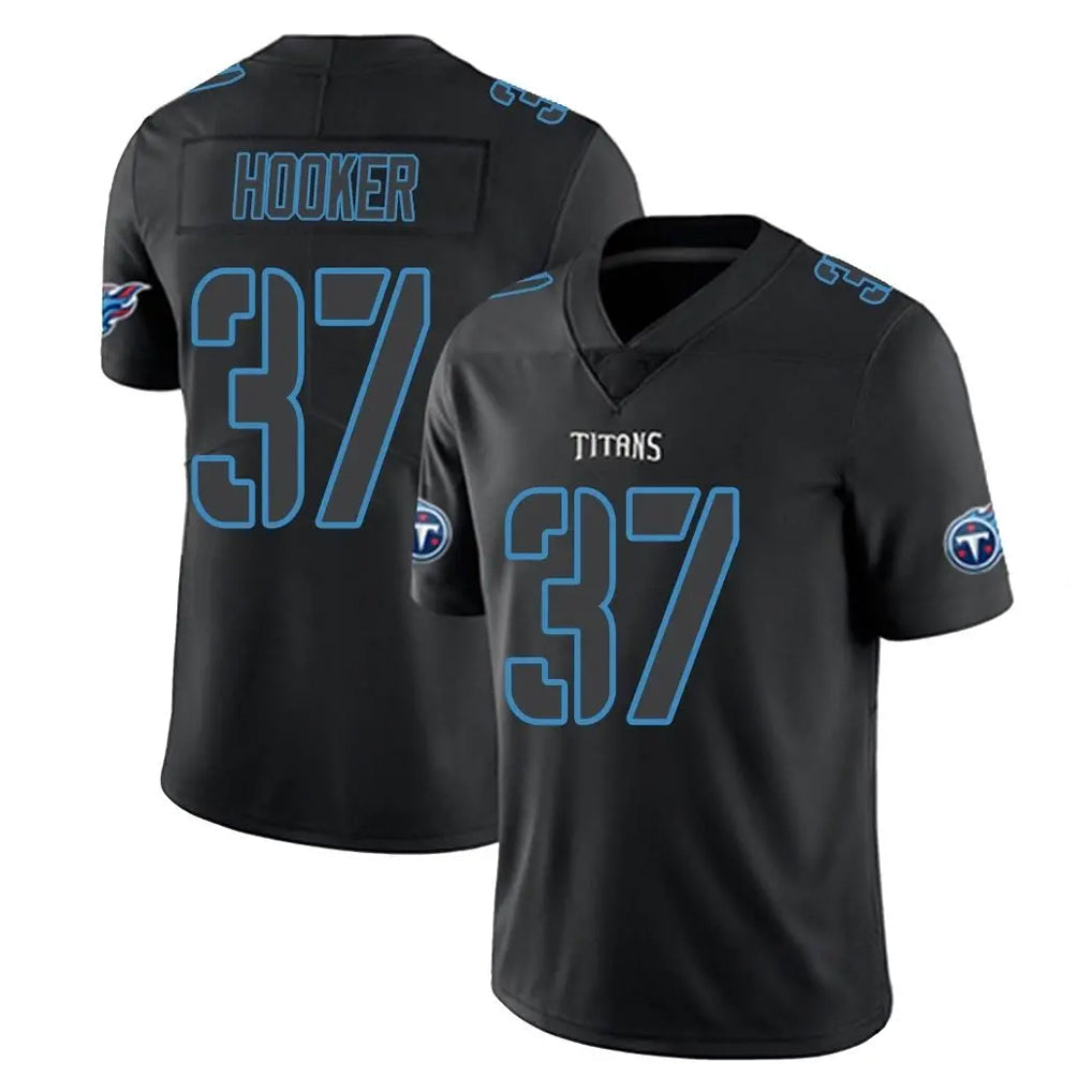 CAdoa T.Titans #37 Amani Hooker Player Black Impact Limited Home Game Stitched Jerseys