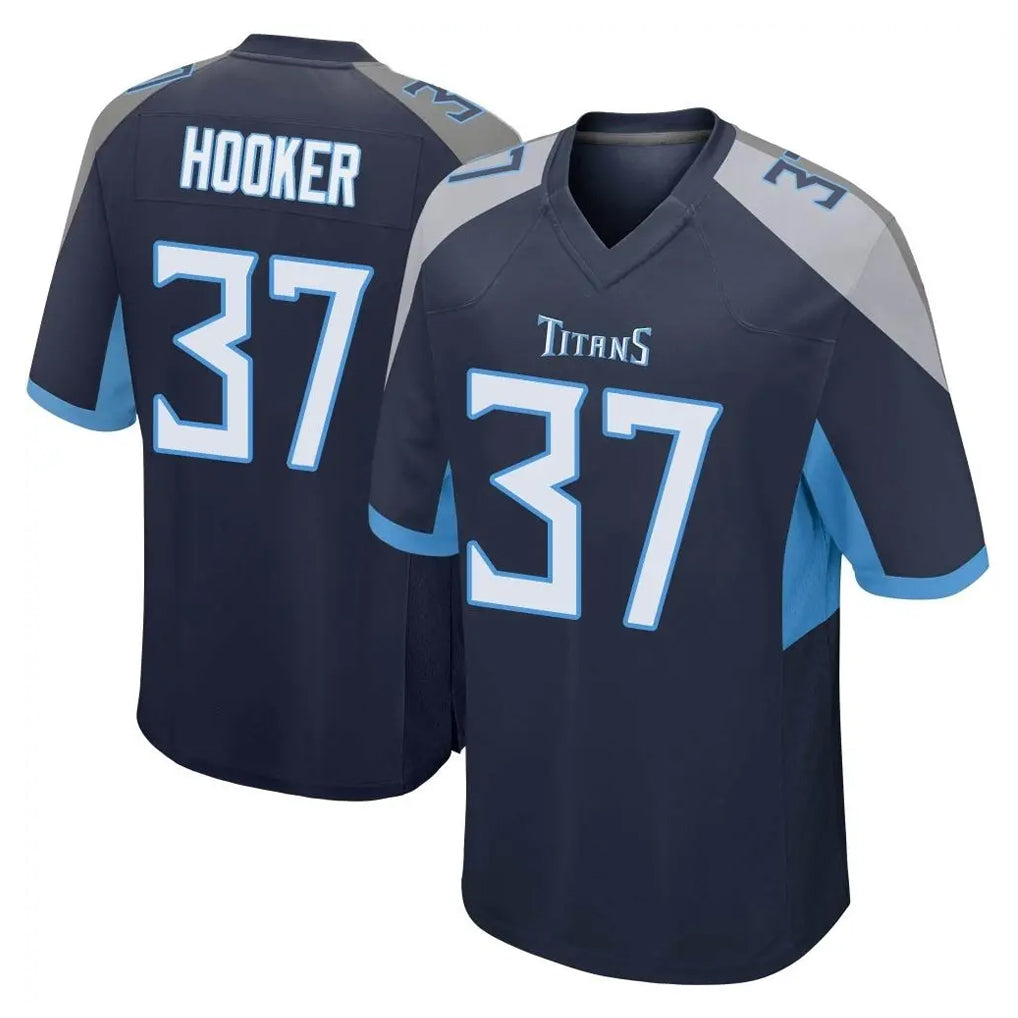 CAdoa T.Titans #37 Amani Hooker Player Navy Home Game Stitched Jerseys
