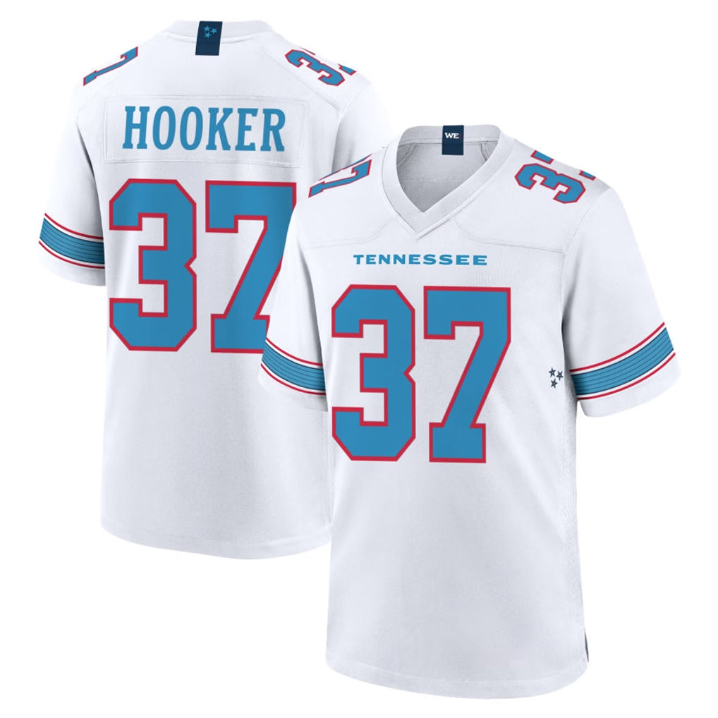 CAdoa T.Titans #37 Amani Hooker Player White 2026 Game Home Stitched Jerseys