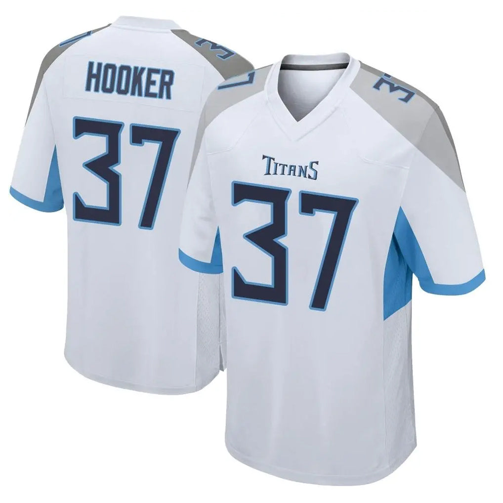 CAdoa T.Titans #37 Amani Hooker Player White Home Game Stitched Jerseys