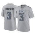 CAdoa T.Titans #3 Tommy Townsend Player Gray Atmosphere Fashion Home Game Stitched Jerseys