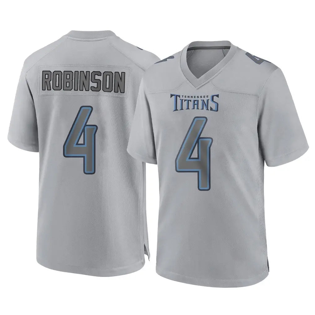CAdoa T.Titans #4 Wan'Dale Robinson Player Gray Atmosphere Fashion Home Game Stitched Jerseys