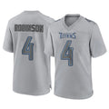 CAdoa T.Titans #4 Wan'Dale Robinson Player Gray Atmosphere Fashion Home Game Stitched Jerseys